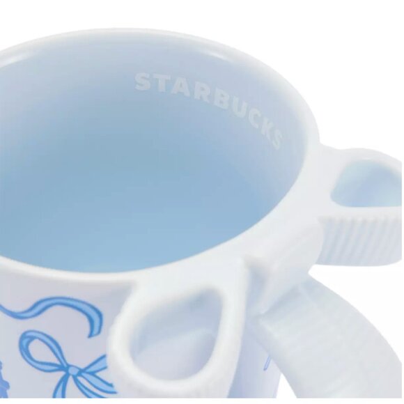 Walt Disney World x Starbucks Fantasyland Castle Blue Bow Mug 2026 - Picture 3 of 5